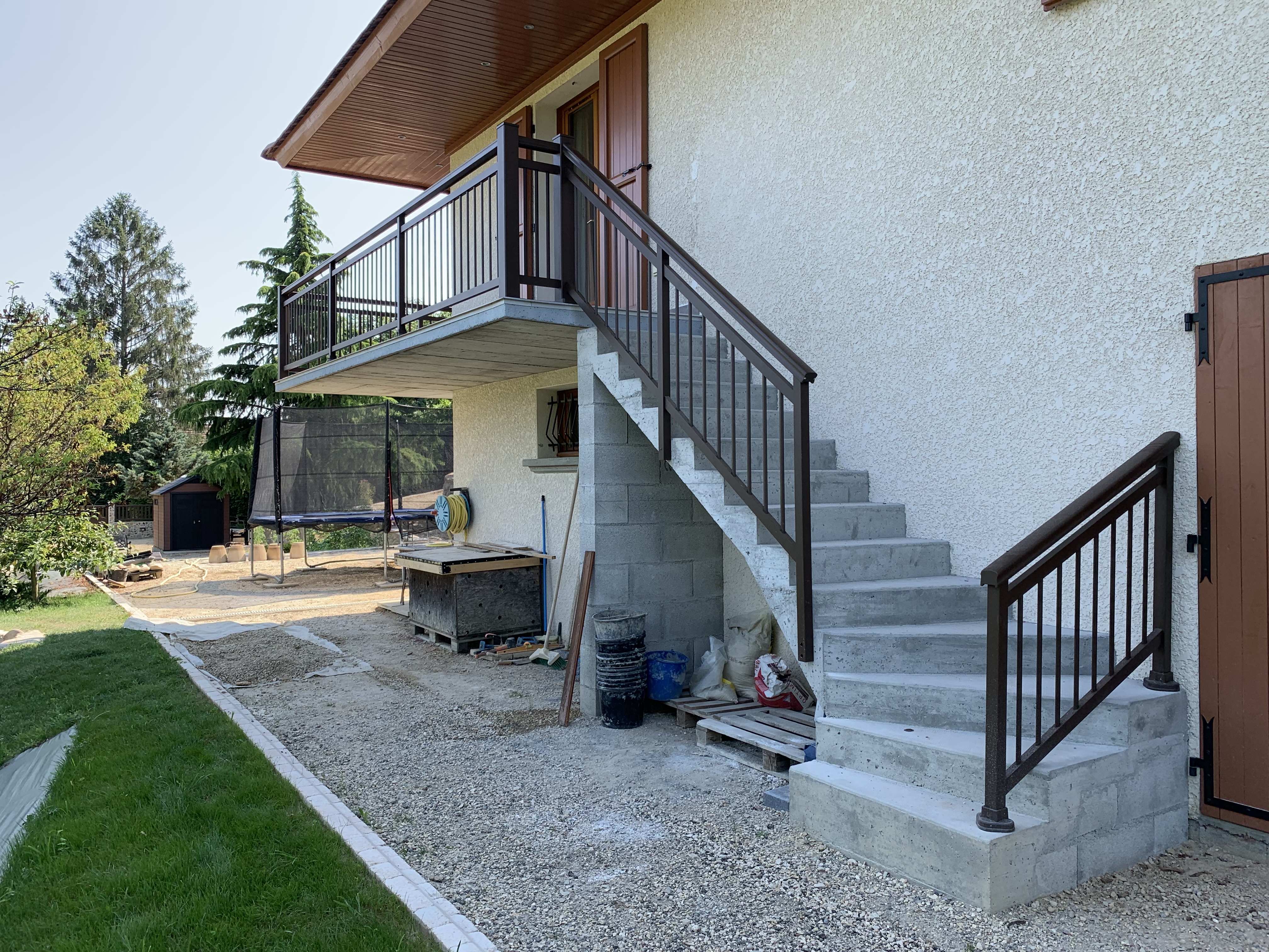 Rambarde escalier Balcon en Aluminium